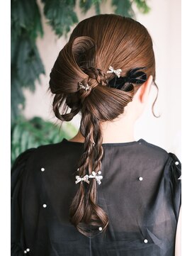 ジーン カットクラブ レディース(GENE CUTCLUB Lady's) リボンカチモリヘアアレンジ