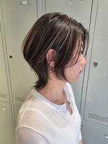 ベール(BALE)&nbsp;ショートレイヤー×白髪ぼかしハイライト【尾野恭平】