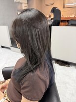 バディ 中野駅前店(BUDDY)&nbsp;インナーカラー×ネイビー【中野美容室/新中野】