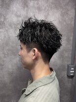 スピン 本八幡(SPIN) MEN’S HAIR/サーフカール/刈り上げセンターパート/本八幡