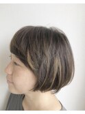 【ao hair garden】ショートボブ×ハイライト