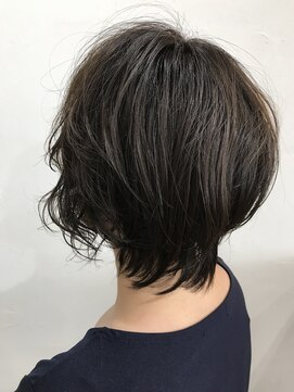 アリウス(ALIUS by posh) 【ALIUS 池袋 小川真一】ライトブルーアッシュ ショート