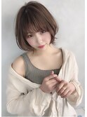 【invitation】小顔丸みショートスタイル＠マイコ