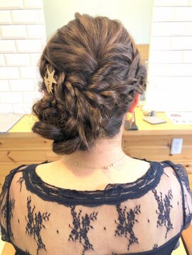 アリーマーケット(ALLEY MARKET) 【ALLEY MARKET】編み込みアップスタイル