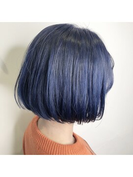 テクライズ 豊橋店(TECHRISE) ブルーバイオレット×ボブ