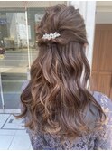 【invitation】お呼ばれアレンジ・ハーフアップ・ヘアセット