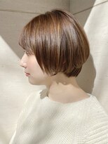 カミノア 銀座店(CAMINOIA)&nbsp;レトロなココアベージュのグランマッシュ韓国マッシュ