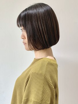 フォーク FOLK 【FOLK】似合わせカット♪切りっぱなしボブ☆ダークグレージュ♪