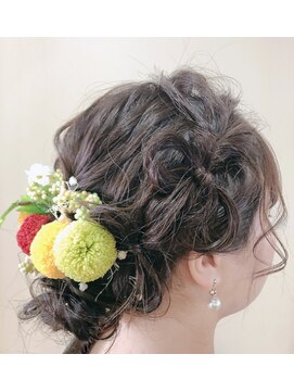 ビセナカオ(Visees de NAKAO) サイドのリボンが可愛い！ヘアセット