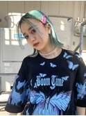 アレンジボブ_アースカラーくびれヘアツートンカラー_99021