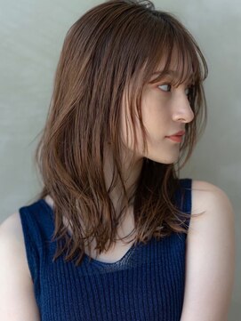 エースハバナ 渋谷(1 HAVANA) 小顔ヘア/ヌーディーカラー/ふんわりミディアム/大人ボブ