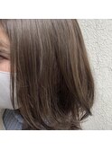 ミントベージュカラーゆるめ外はね