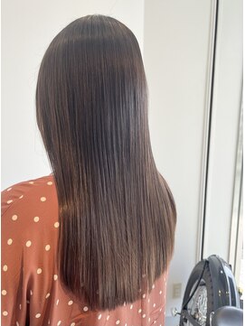 アルファ(Hair Salon alpha) 【伸ばしたい方オススメ】ラウンドワンレングス×メテオTR