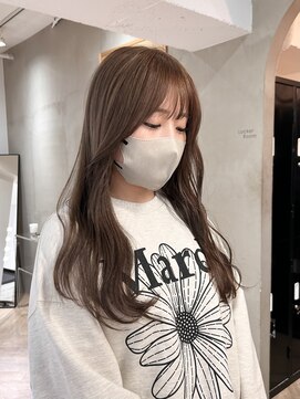 ローレン(LOREN) グレージュカラーミルクティーカラーインナーカラーダブルカラー