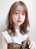 キリ 表参道(kyli)&nbsp;ミニウルフテラコッタデジタルパーマくすみブルーくびれミディ*