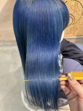 スクリバイタヒエ(SUKURI by tahie) #ブルー　#艶髪