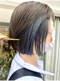 インナーカラー・ネイビーブルー