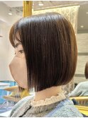 簡単まとまるボブ☆美髪ボブ/美髪縮毛矯正[北千住]