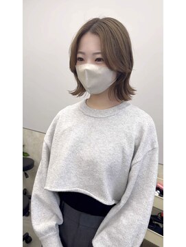 サンド 鹿児島中央(sand) ボブ 韓国ボブ タッセルボブ 切りっぱなしボブ 似合わせ