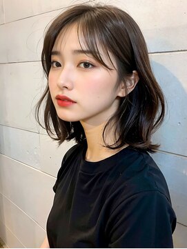 チュチュ(chuchu) 韓国レイヤー/韓国風/セミディ/ブリーチなし/顔まわり