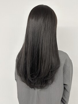 ノウハウ キョウト(KNOWHOW kyoto) ロングレイヤー/暗髪ロング/ワンカールスタイル