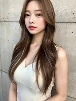 リンク(LinQ)&nbsp;◎20代30代40代シアーカラーエアリーカール美髪レイヤーセミディ