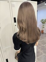 ペレ 栄店(PELE)&nbsp;前髪/アンブレラカラー/こなれミディ/イメチェン/ウェーブパーマ