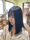 美容室つぼみの写真/SNSで話題の《髪質改善トリートメント》×ナチュラルな縮毛矯正で艶感UP!!思わず触れたくなる質感に*