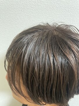 クララ ジャパン みらい平店(CLALA JAPAN) ストレート×ハイライト×グレーアッシュオンカラー