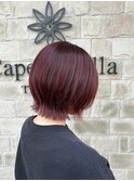 レッドカラー×くびれカット