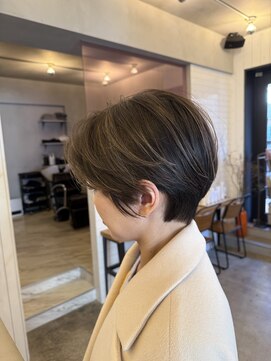 グッデイ ヘアー(GOOD DAY HAIR) 【GOOD  DAY  HAIR】ショート バレイヤージュ  ケアブリーチ