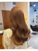 ヘアカラー　ベージュ　イエローベージュ
