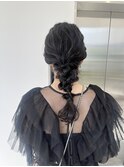 編み下ろし/ヘアセット/参列セット/大人セット/*182