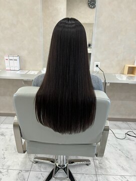 キング(K!ng) 縮毛矯正髪質改善ハイライトレイヤーカット枚方美容室エクステ