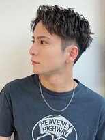 ツーダブル 豊中店(WW..)&nbsp;ツイストスパイラルパーマ波巻きスパイラル刈り上げマッシュ