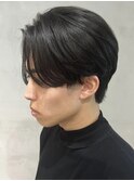 秋田駅ニュアンスパーマ毛流れセンターパートフェザーパーマ30代