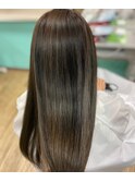 オリーブベージュハイライト