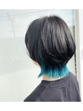 オルガノヘアーギャラリー(OLGANO HAIR GALLERY) マッシュウルフポイントカラーリング