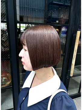 オーガニック アトリエ 大宮(organic+atelier) 髪質改善カラー◎40代50代白髪ぼかし×大人ボブ 艶と潤い