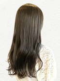 韓国風グレージュ髪質改善夏◎透明感ロング