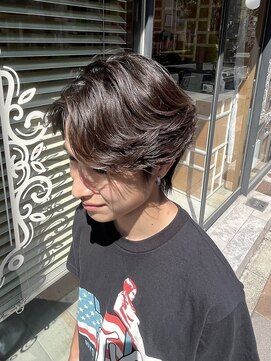 バレッタ(Barretta by neolive) フェザーパーマ/ニュアンスパーマ/センターパート/メンズカット