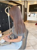 ハイライトブリーチダブルカラーレイヤーカットくびれレイヤー