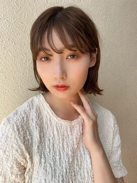 アンシェリ バイ フラミューム 戸塚店(Ancheri by flammeum) 切りっぱなしボブ【戸塚】【踊場】【東戸塚】