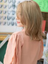 カバーヘア ブリス 戸田公園西口店(COVER HAIR bliss) ■かきあげバング外国人風ハイトーンカラー302戸田公園10代20代