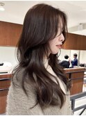 ハイライトバレイヤージュダブルカラーケアブリーチ20代30代