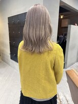 ヘアー アイス ルーチェ(HAIR ICI LUCE)&nbsp;ホワイトベージュ/ベージュ/全頭ブリーチ/堀場