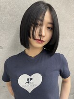 アマトウキョウスマートサロン(AMA TOKYO×Smart Salon)&nbsp;タッセルボブ　前髪長めボブ