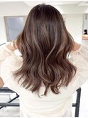 ハイライトバレイヤージュダブルカラーケアブリーチ20代30代