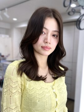 ハピネス クローバー 八木店(Happiness CLOVER) 髪質改善/レイヤーカット/ダークブラウン