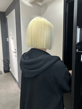 ソワンドゥブレスシエン 堀江店(soin de brace CIEN) ブロンドボブ